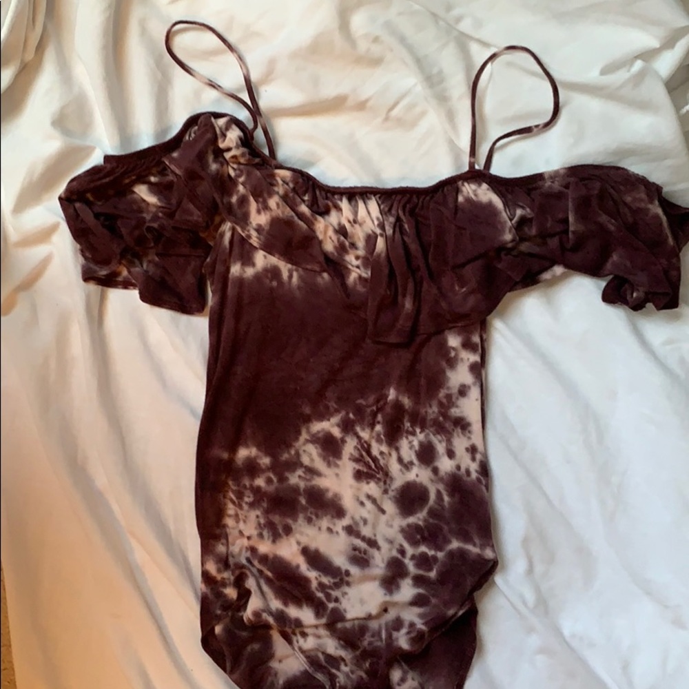 American eagle tie die body suit